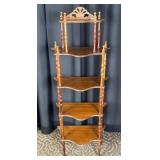 Victorian-Style Wooden Etagere