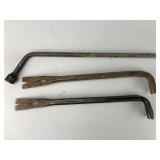 Set of Metal Pry Bars
