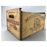 Moosehead Beer Wooden Crate