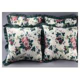 Floral and Polka Dot Pillows Set