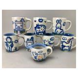 M.A. Hadley Ceramic Mug and Creamer Set