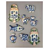 M.A. Hadley Ceramic Ornaments