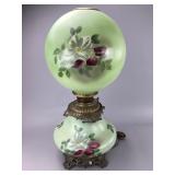 Hand-Painted Glass Lamp