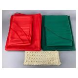Textile Assortment with Lace Patterns