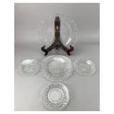 Clear Glass Plate Set