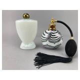Ceramic and Glass Perfume Bottles