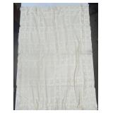 Crocheted Textile with Floral Pattern