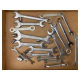 Assorted Metal Wrenches and Sockets
