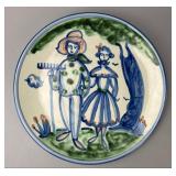 M. H. Hadley Ceramic Plate