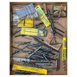 Assortment of Metal Drill Bits and Taps