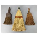Set of Three Hand Brooms