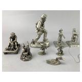 Rawcliffe Pewter Figurine Group