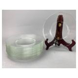 Clear Glass Plates with Ridges
