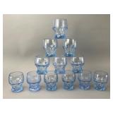 Blue Glass Cups