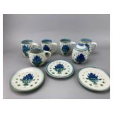 M.A. Hadley Ceramic Tea Set