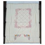 Embroidered Textile Tablecloth