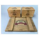 Wooden Storage Boxes and Panel