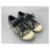 Coach Sneakers with Fabric and Leather