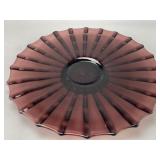 Fluted Glass Plate