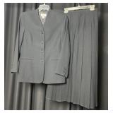 Talbots Black Wool Suit