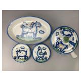 M.A. Hadley Ceramic Dish Set