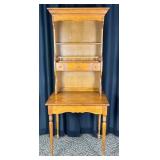 Wooden Hutch with Drop-Front Desk