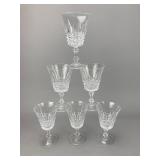 Faceted Glass Goblet