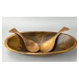 The Early American Wood Shop Salad Bowl