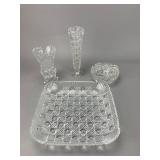 Clear Glass Decorative Set