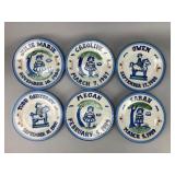 M.A. Hadley Ceramic Plates Set