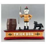Cast Iron Trick Dog Bank