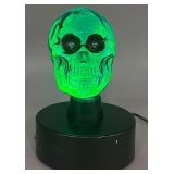 Glass Skull-Shaped Plasma Lamp