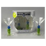Bombay Sapphire Martini Glass Set