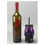 Armida Winery PoiZin Zinfandel Bottle & Skull Cup