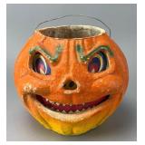 Halloween Paper Mache Pumpkin Lantern