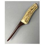 Antler-Handled Letter Opener