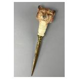 Molded Fox Head Letter Opener