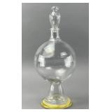 Clear Glass Vessel with Stopper