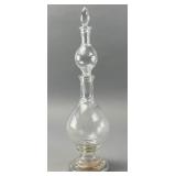 Clear Glass Bottle with Stopper