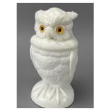 Owl-Shaped Ceramic Apothecary Jar