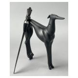 Ceramic Greyhound Figurine & Letter Opener