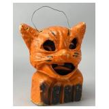 Pulp Reproduction Halloween Cat Lantern