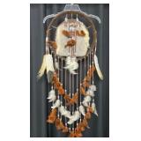 Decorative Wall Hanging with Feathers