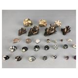 Assorted Natural Seashells (Purple, Brown & Black)