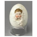 Antique Victorian Birthing Egg, 3"