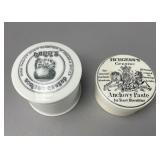 Catsup, Anchovy Paste Ceramic Condiment Containers