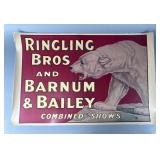 Ringling Bros Circus Poster, P-7 1921