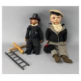 Handmade Marionette and Charlie McCarthy Doll