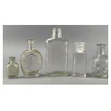 Antique Glass Bottles Group