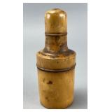 Wooden Container with Glass Bottle